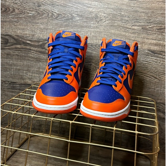 Nike Dunk High-“Knicks”- Clean-size 9m-original box-No star fading-No heel drag - Picture 6 of 16